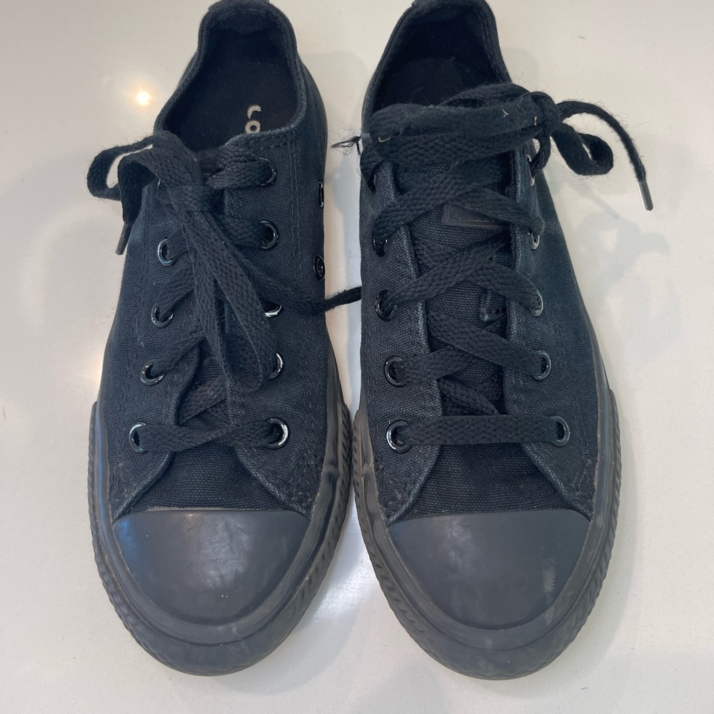 Black Converse Boys Shoes